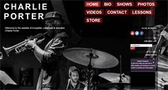 Desktop Screenshot of charlieportermusic.com