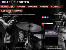 Tablet Screenshot of charlieportermusic.com